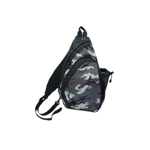 QFT&Men's crossbody bag, shoulder bag, chest bag, nylon, suitable for travel, gym, sports, hiking